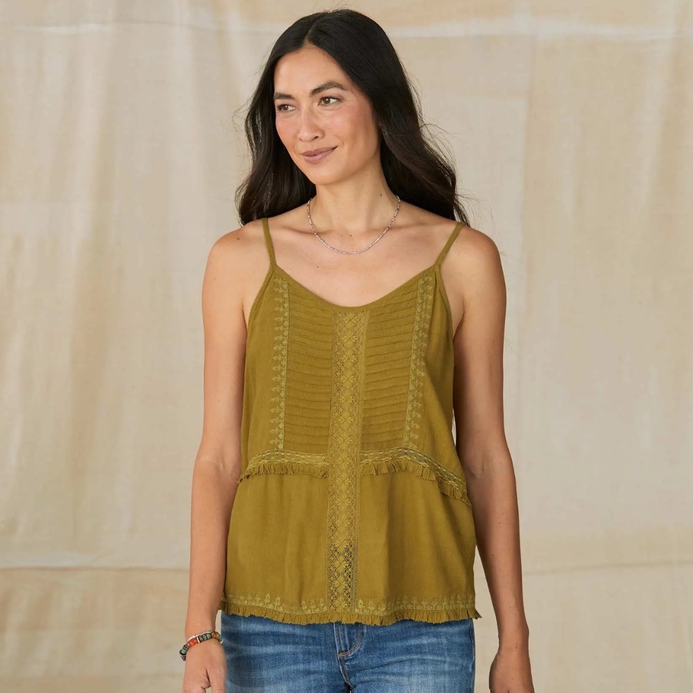 Sundance Vintage Veronica Camisole in Dull Gold